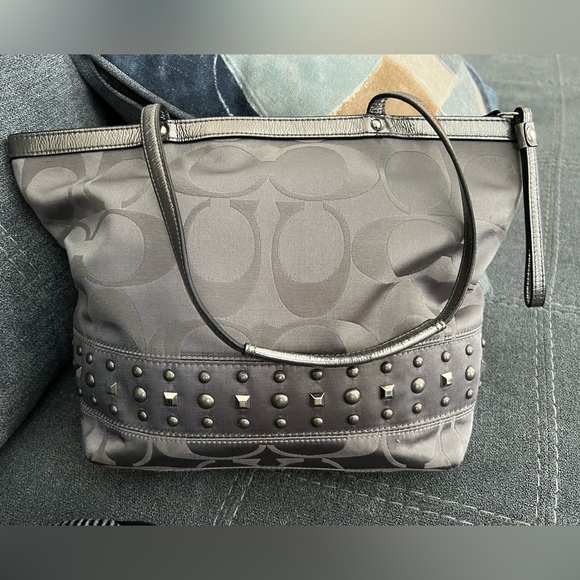 Studded Coach Bag - Picture 1 of 13